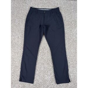 Under Armour Pants Mens 32x30 Black Stretch Performance Golf Chino Slim Athletic